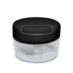 MINI PROCESSADOR ALIMENTOS MANUAL PLÁSTICO 2 LÂMINAS 8x7cm