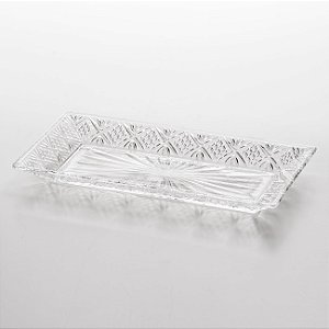 PRATO DE CRISTAL DUBLIN 30x15,5cm