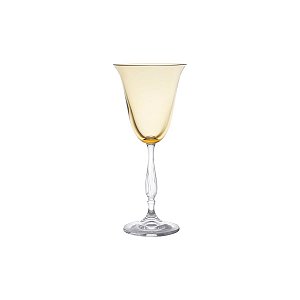CJ 6 TAÇAS VIDRO CRISTALINO SODO-CÁLCICO VINHO BRANCO 185ML