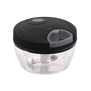 MINI PROCESSADOR ALIMENTOS MANUAL PLÁSTICO 3 LÂMINAS 12x9cm