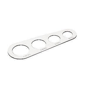 MEDIDOR DE ESPAGUETE DE AÇO INOX ITÁLIA 18,5x6,5cm