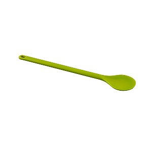 COLHER DE SILICONE VERDE 30,5x5cm