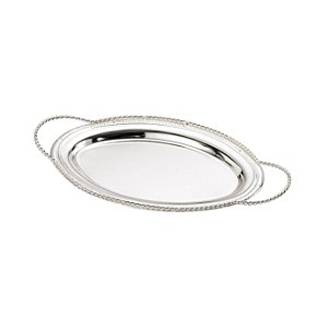 BANDEJA C/ALÇA DE ZAMAC 22,5x13,5cm