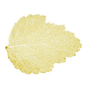 LUGAR AMERICANO DE PLÁSTICO AUTUMN LEAF DOURADO 47x38cm