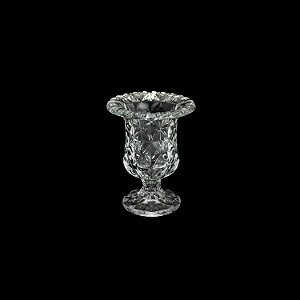 VASO C/PÉ DE VIDRO DIAMOND 14,5x11,5cm