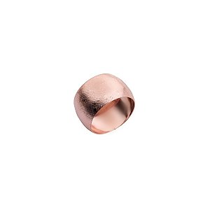 CJ 4 ANÉIS P/GUARDANAPO DE AÇO LOSANGO COBRE 4,5cm