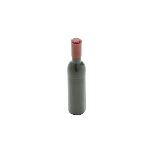 SACA ROLHAS DE AÇO INOX E PLÁSTICO BOTTLE SHAPE 11,5x2,5cm