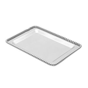 BANDEJA DE ZAMAC NIQUELADO BALLS 25x18x3,5cm