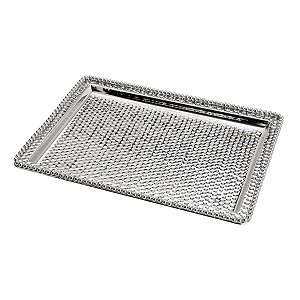 BANDEJA DE ZAMAC NIQUELADO BALLS 38,5x27,5x4,5cm