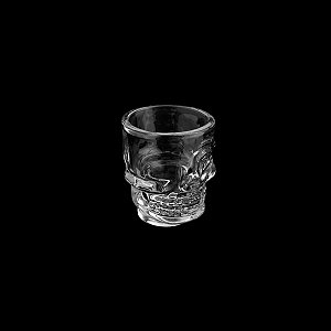 CJ 6 COPOS P/SHOT DE VIDRO CAVEIRA 50ml
