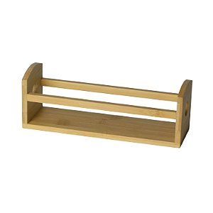 RACK DE BAMBU - 22,0 x 6,5 x 8 cm MATERIAL: 100% BAMBU