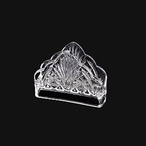 PORTA GUARDANAPOS DE CRISTAL DUBLIN 13x4,5cm