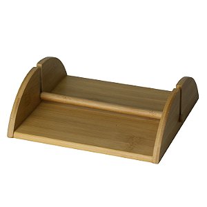PORTA GUARDANAPO BAMBU 19x17x5cm MATERIAL: 100% BAMBU