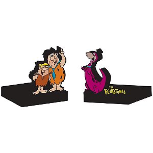 APARADOR LIVRO MADEIRA HB FLINSTONES FRED, BARNEY AND DINO