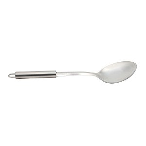COLHER P/ARROZ DE AÇO INOX LUX 33cm