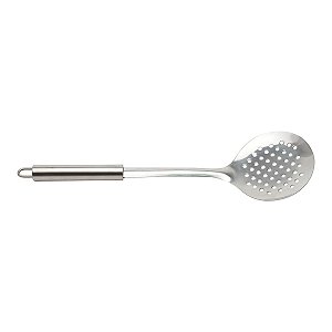 ESCUMADEIRA DE AÇO INOX LUX 34cm