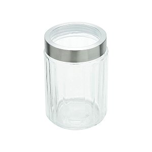 PORTA MANTIMENTO C/TAMPA AÇO INOX C/VISOR ACRÍLICO 1,2l