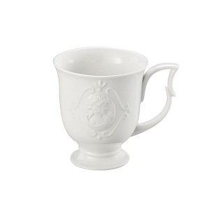 CJ 6 CANECAS DE PORCELANA SUPER WHITE QUEEN 320ml