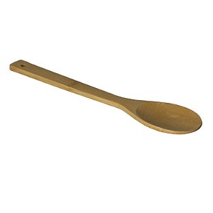 COLHER DE BAMBU - 30,0 x 6,0 cm MATERIAL: 100% BAMBU