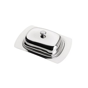MANTEIGUEIRA DE AÇO INOX PRIME 19x12,5x6,5cm