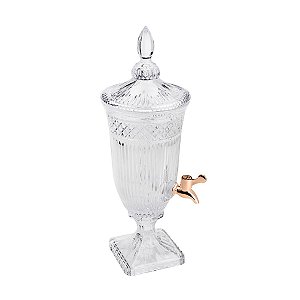 DISPENSER DE CRISTAL ECOLÓGICO C/TORNEIRA COBRE PERSA 2l