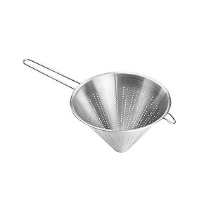 FUNIL CHINOIS DE AÇO INOX PRIME 24x44x15cm