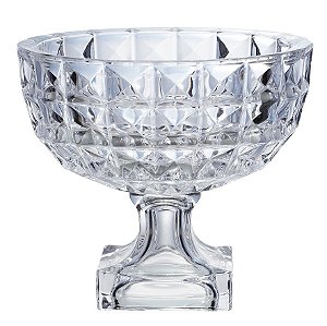 CENTRO DE MESA AQUAMARINE EM CRISTAL ECOLÓGICO 24.5CM