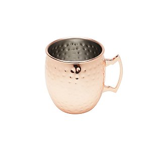 CANECA DE COBRE MOSCOW MULE MARTELADA 680ml
