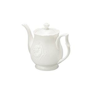 BULE P/CHÁ DE PORCELANA SUPER WHITE QUEEN 1l