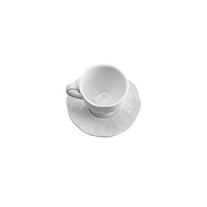 XÍCARA CAFÉ PÍRES PORCELANA NEW BONE BUTTERFLY FLOWER 100ml