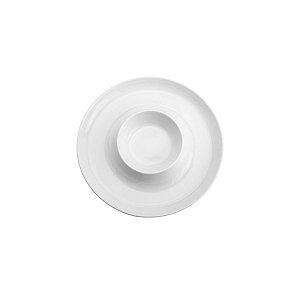 PETISQUEIRA C/DIVISÓRIA PORCELANA NEW BONE GENOVA 25x25x3