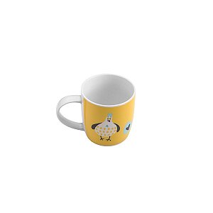 CANECA DE PORCELANA CHICKEN AMARELA 350ml