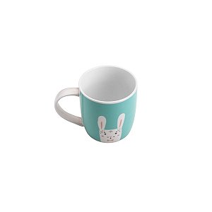 CANECA DE PORCELANA RABBIT AZUL 350ml