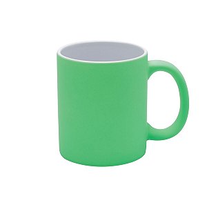 CANECA DE PORCELANA LUMINUS VERDE 350ml