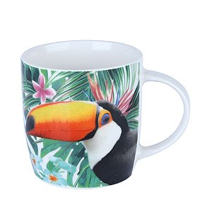 CANECA DE PORCELANA TUCANO 350ml