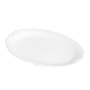 TRAVESSA DE PORCELANA SUPER WHITE QUEEN 32,5x23,5cm