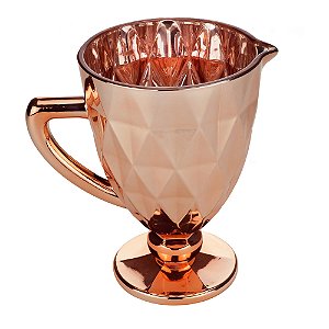 JARRA DE VIDRO DIAMOND ROSÉ GOLDEN 1,1l