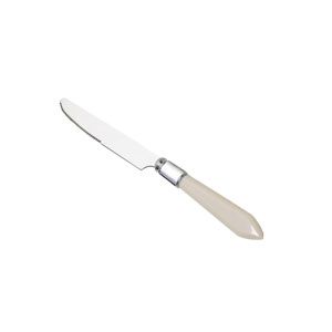 CJ 6 FACAS MESA AÇO INOX CABO PLÁSTICO MOTHER PEARL CINZA 23