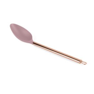 COLHER DE NYLON C/CABO DE AÇO INOX ROSÉ 34cm