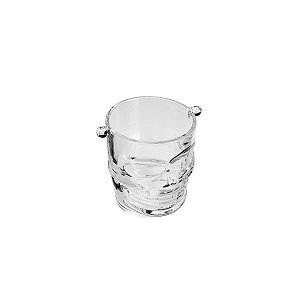 BALDE P/GELO DE VIDRO CAVEIRA ROCK STYLE 1l