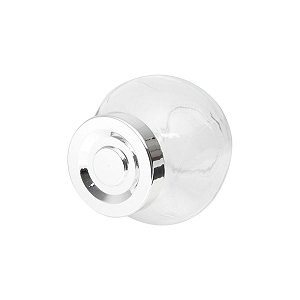 POTE DE VIDRO C/TAMPA DE PLÁSTICO 200ml