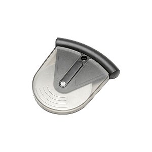 CORTADOR P/PIZZA DE AÇO INOX PRETO 11,5x10,5x1,5cm