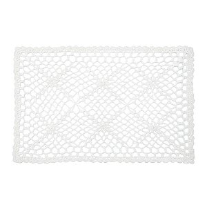 LUGAR AMERICANO DE PLÁSTICO CROCHÊ DIAMOND 45x30cm