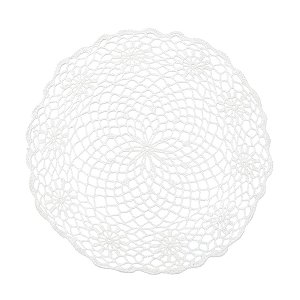 LUGAR AMERICANO DE PLÁSTICO CROCHÊ STAR 38cm