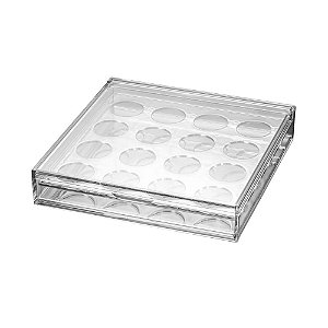 SUPORTE P/16 CÁPSULAS  CAFÉ DOLCE GUSTO  ACRÍLICO 26,5x27