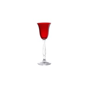 CJ 6 TAÇAS P/LICOR CRISTAL ECOLÓGICO ANTIK/FREGATA RUBI 60ml