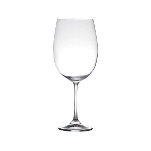 CJ 6 TAÇAS VIDRO CRISTALINO SODO-CÁLCICO P/ VINHO 640ML