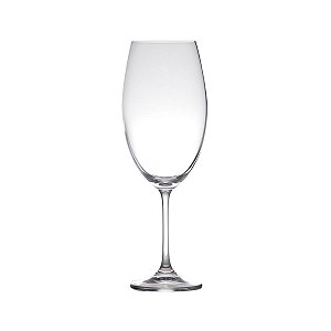 CJ 6 TAÇAS VIDRO CRISTALINO SODO-CÁLCICO P/ VINHO 630ML