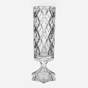 VASO C/PÉ DE CRISTAL DELI 12,5x41cm