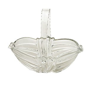 CESTA DE CRISTAL 21,5x6,5x7,5cm